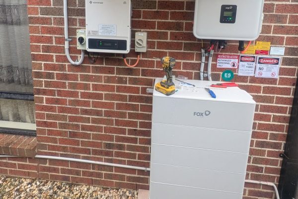 Home battery and inverter installation by Quantum Electrical Services