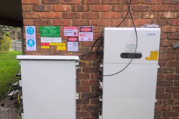 Home battery and inverter installation by Quantum Electrical Services