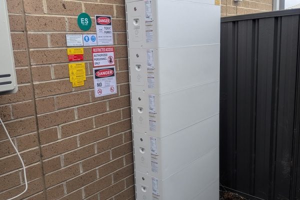 Home battery system installed by Quantum Electrical Services